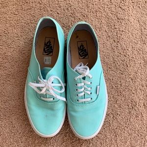 Seafoam Authentic Vans